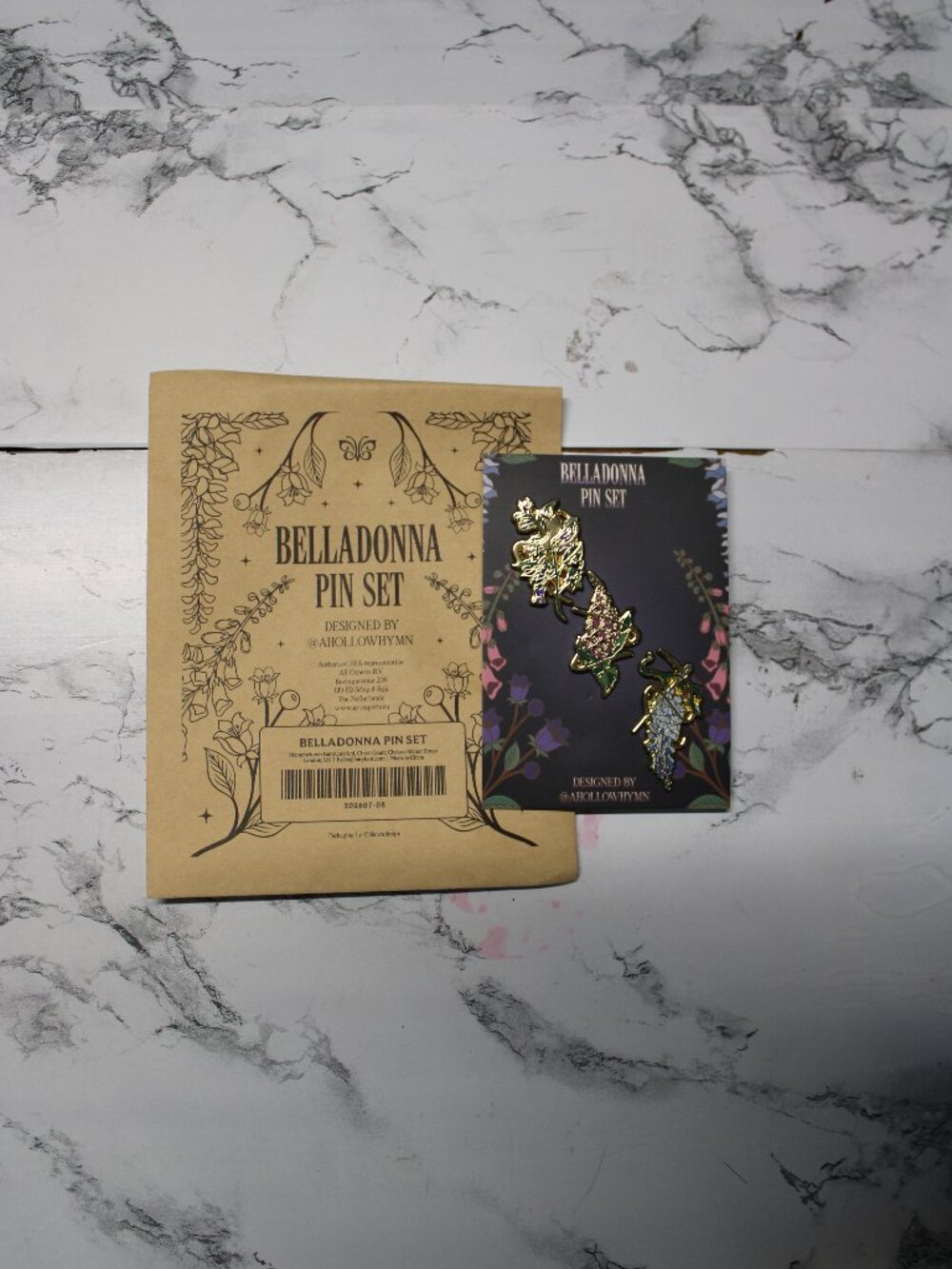 Fairyloot Belladonna Pin Set